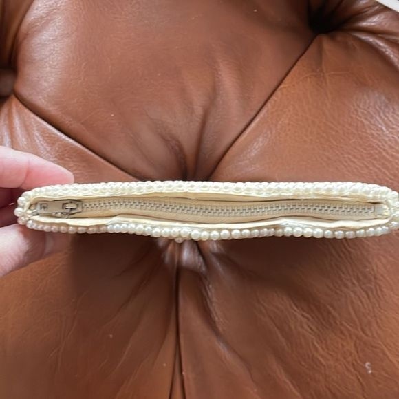 Handmade in Japan Faux Pearl and Beaded Small Evening Clutch. Refer to photos. - Picture 3 of 5